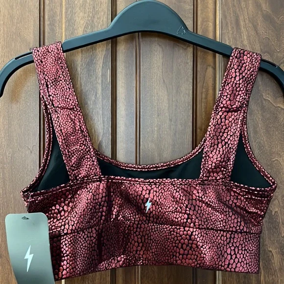 28. Electric Yoga Crocodile Gloss Bra - Picture 3 of 7